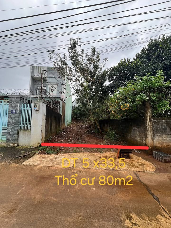 Đất Hẻm 410/40 Lý Thái Tổ, Buôn Ma Thuột 167m² giá 1.38 tỷ - Đầu tư sinh lời!