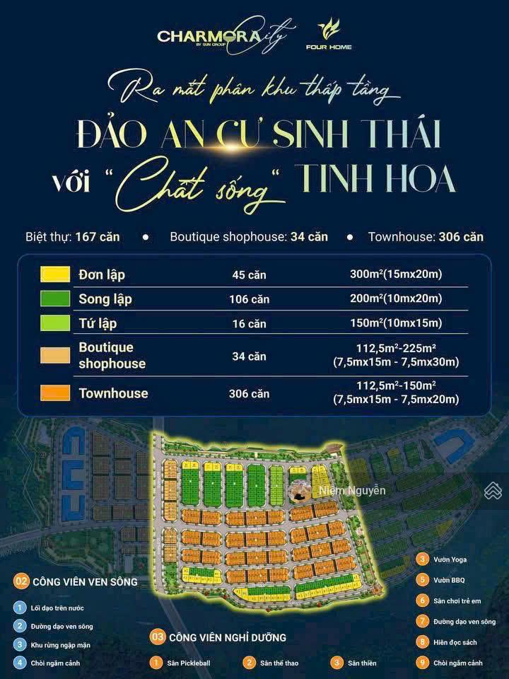 Nhà thấp tầng Charmora City Nha Trang 200m² giá 21 tỷ - Cơ hội đầu tư hiếm có!