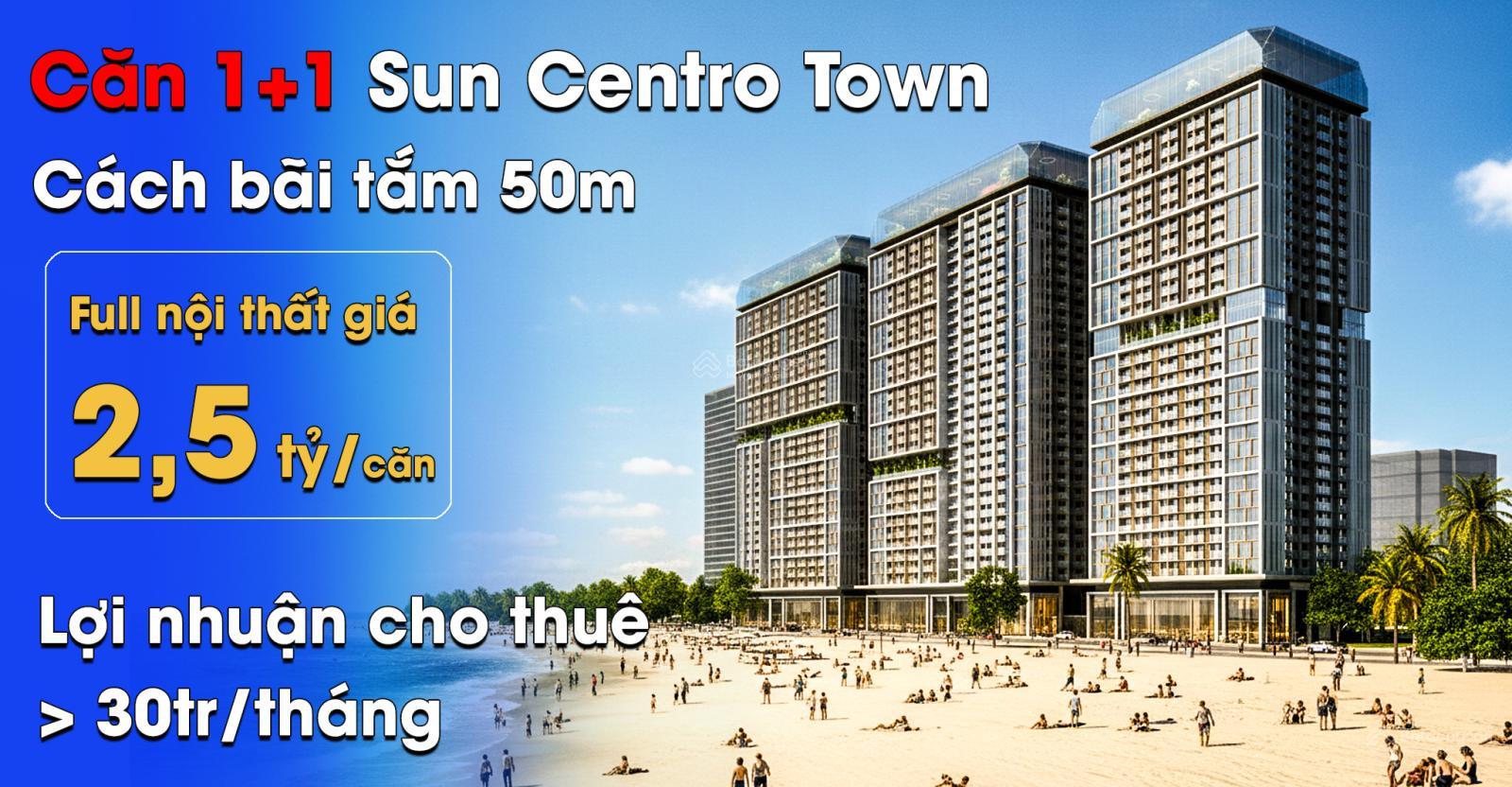 Căn hộ Sun Centro Town Hạ Long 45m² giá 2.5 tỷ - Tiềm năng khai thác hiệu quả