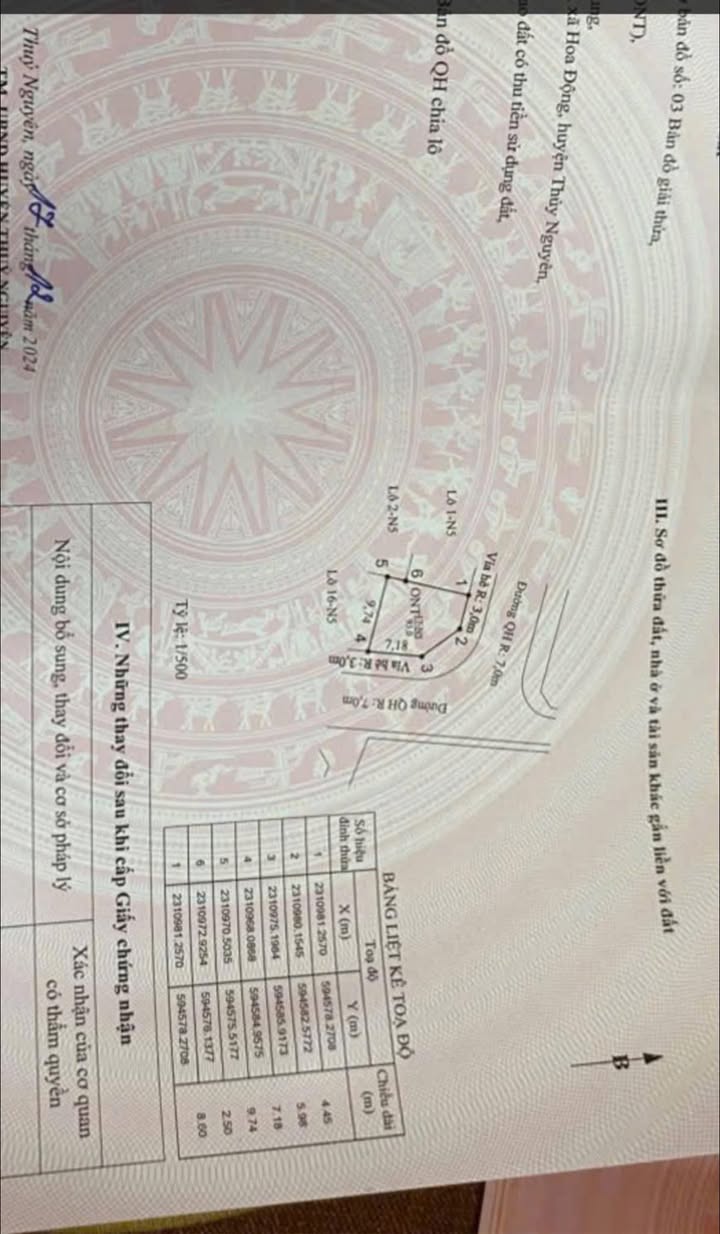 Đất nền Hoa Động, Thủy Nguyên 93m² giá chỉ 4 tỷ - Vị trí đắc địa, dân cư đông đúc!