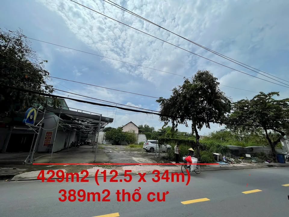 Đất mặt tiền Cầu Xây, Tân Phú, Thủ Đức 429m² giá 32 tỷ - Đầu tư sinh lời ngay!