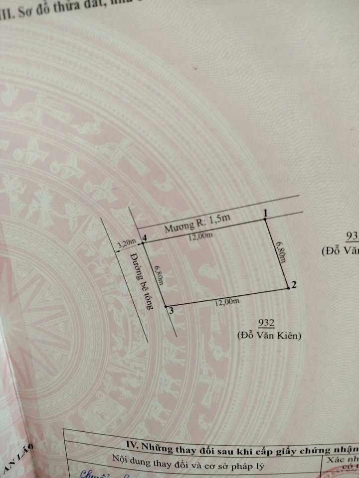 Đất thổ cư thôn Cẩm Văn, Quốc Tuấn, An Lão 88m² giá 900 triệu - Đường thông các ngả!