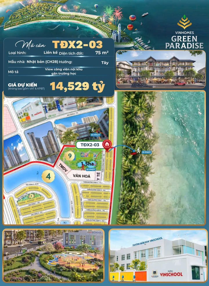 Shophouse Thủ Đức 75m² giá 14.529 tỷ - Căn áp góc độc quyền!