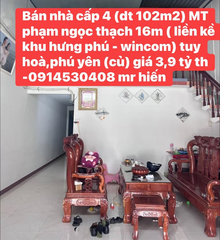 Nhà cấp 4 mặt tiền Phạm Ngọc Thạch 102m² giá 3.9 tỷ - Cơ hội đầu tư tuyệt vời!