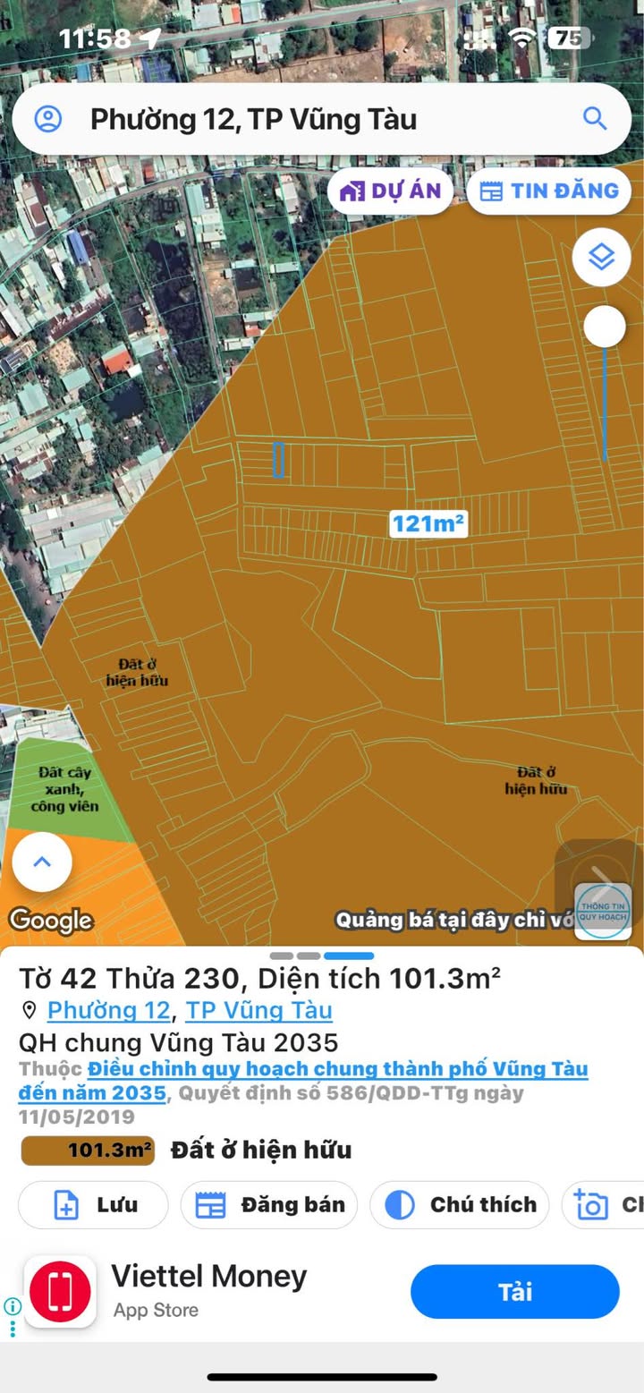 Đất hẻm 15 Phước Thắng, Vũng Tàu 101m² giá 2.7 tỷ - Đầu tư sinh lời nhanh!