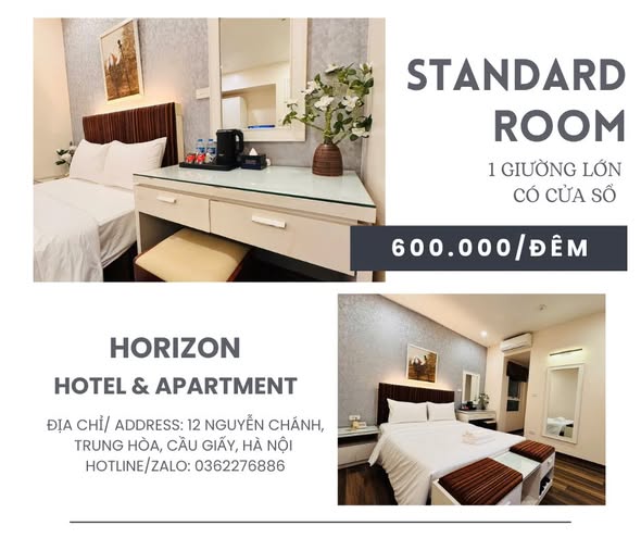 Horizon Apartment Hotel Cầu Giấy - Cho thuê phòng đẹp, giá tốt ngay trung tâm Hà Nội