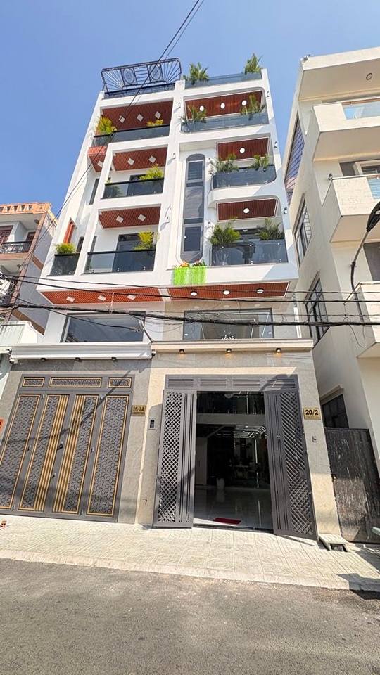 Nhà 6 tầng Trung Mỹ Tây 72m² giá 9,3 tỷ - Thiết kế sang trọng, có thang máy!