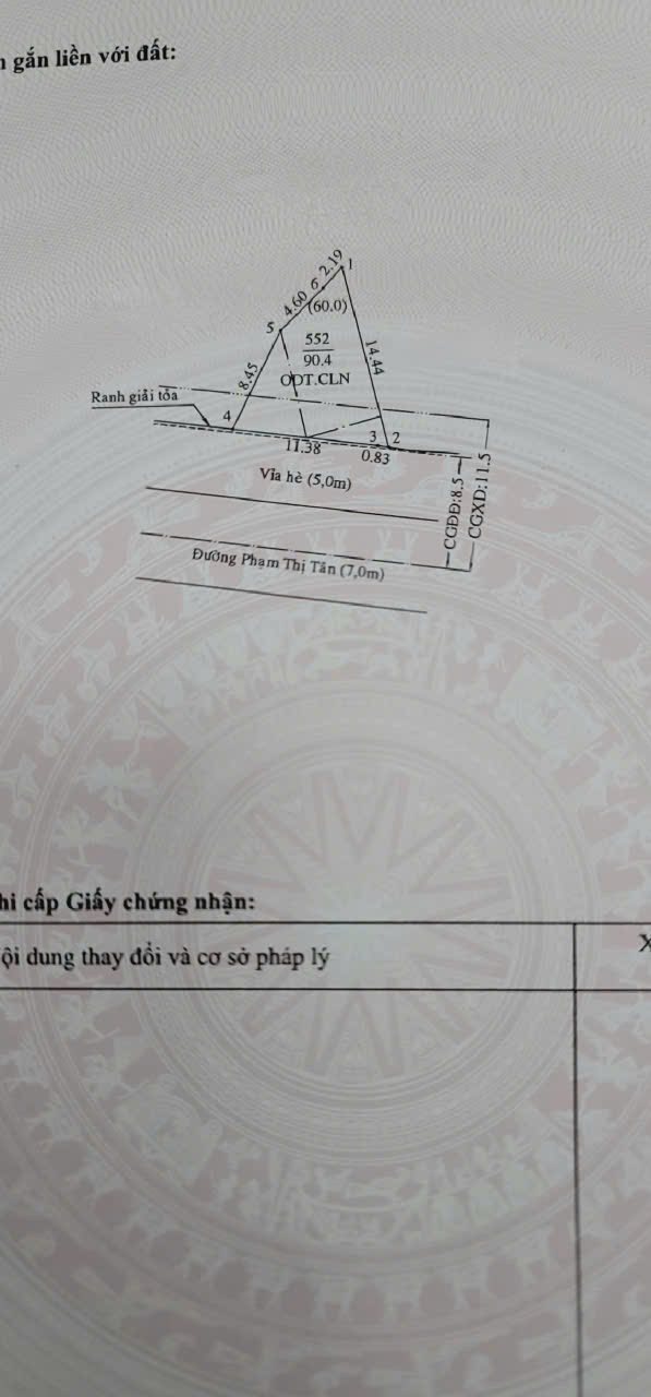 Đất nền Phú Lợi Thủ Dầu Một 168m² giá 4.15 tỷ - Mặt tiền đường Phạm Thị Tân