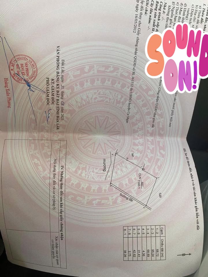 Đất nền Cư Suê 25200m² giá thỏa thuận - Chính chủ bán gấp!