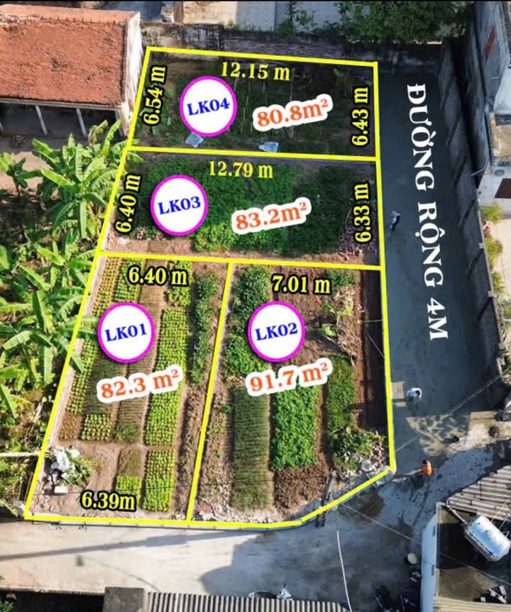 Đất nền sổ đỏ Bột Xuyên, Mỹ Đức 91,7m² giá chỉ 1,3 tỷ - Ô tô vào tận đất!