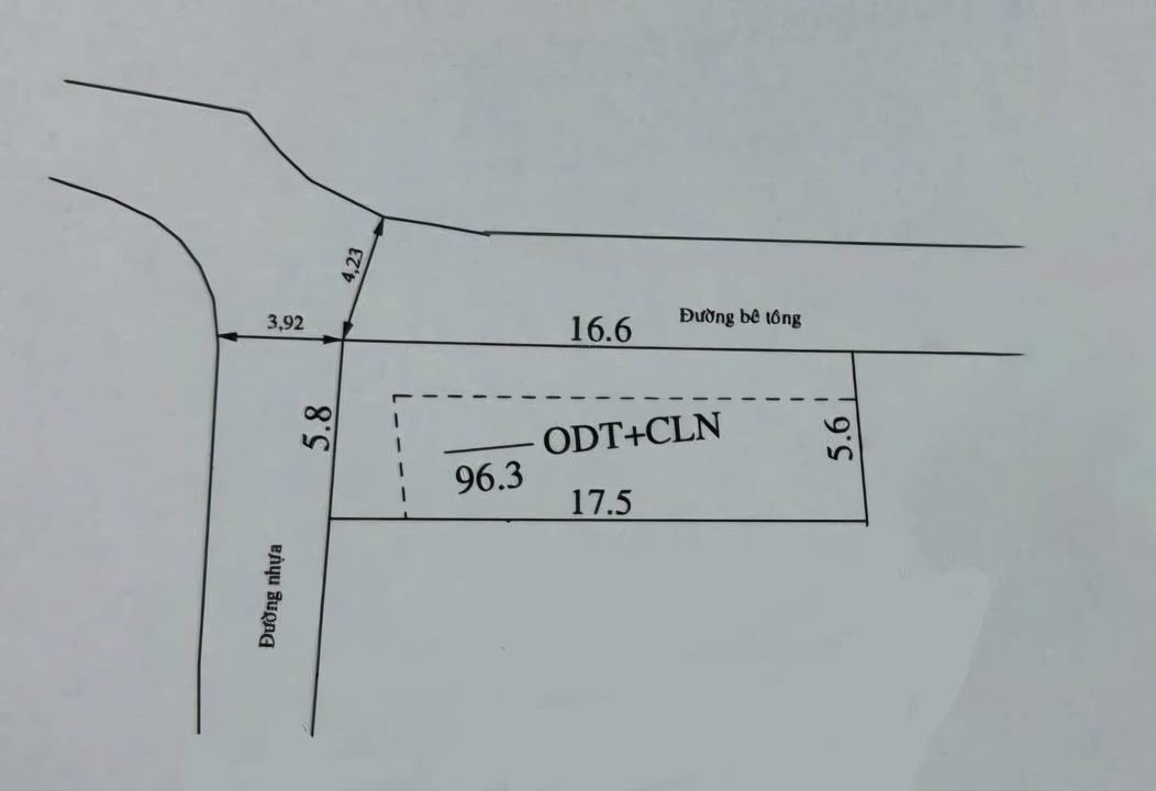 Đất nền góc đường Nguyễn Văn Lộng, Thủ Dầu Một 96m² giá chỉ 2,3 tỷ - Cơ hội đầu tư tuyệt vời!