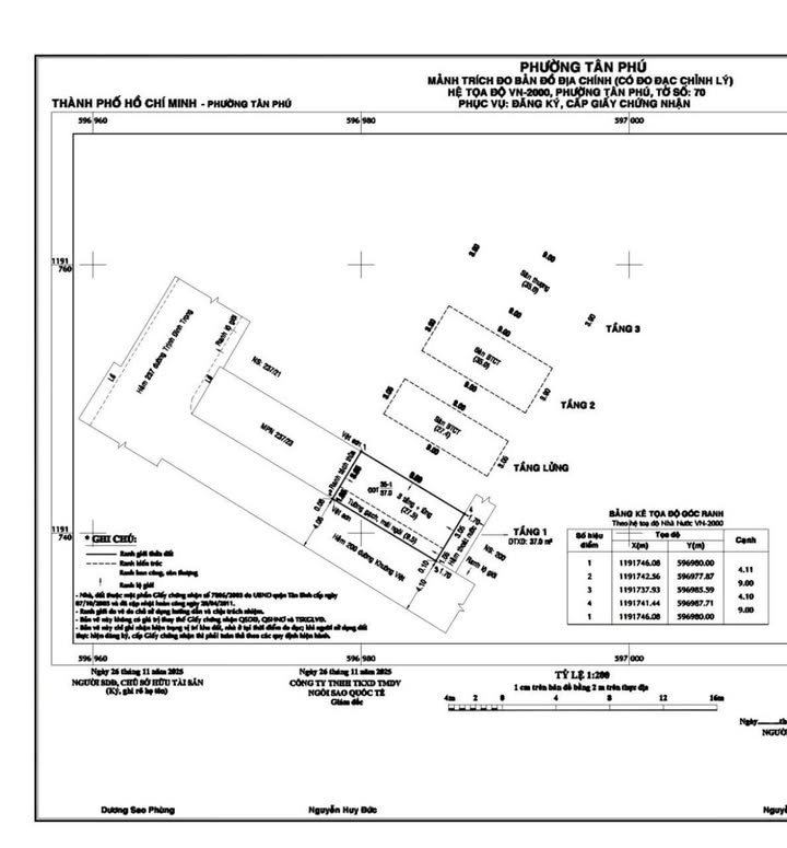 Nhà riêng Trịnh Đình Trọng, Tân Phú 36.9m² giá 5.5 tỷ - Cơ hội sửa chữa theo ý tưởng