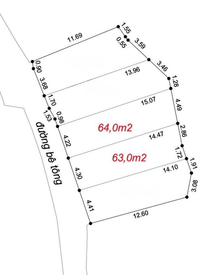 Đất nền Đông Kinh Lạng Sơn 63m² giá 900 triệu - Ngõ ô tô đỗ cửa