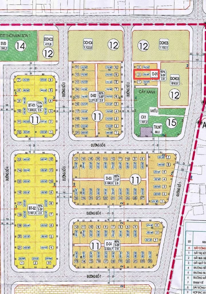 Đất nền KDC Kim Trung Hưng Hà 114m² giá 1.1 tỷ - Cơ hội đầu tư tuyệt vời!