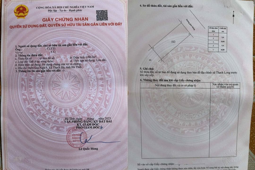 Đất nền Thạch Long, Gia Ngãi 150,2m² giá 2.4 tỷ - Gần trung tâm y tế, tiện ích đa dạng!