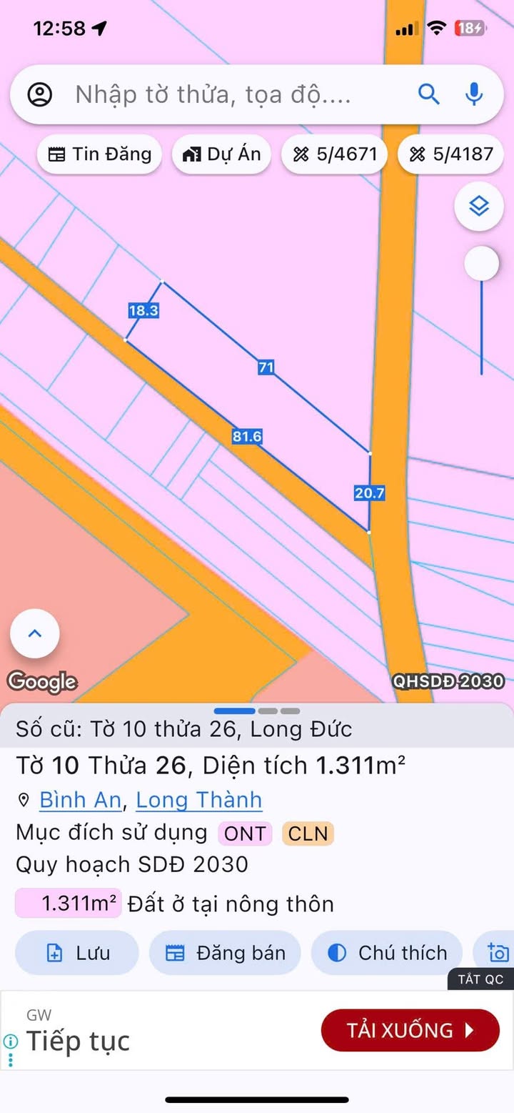 Đất nền 300m² tại Long Đức, Long Thành - Cơ hội đầu tư tiềm năng!