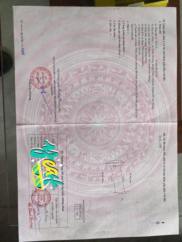 Nhà riêng Thôn 3, Thiên Hương, Thủy Nguyên 60m² giá 1.5 tỷ - Hàng hiếm, chính chủ!