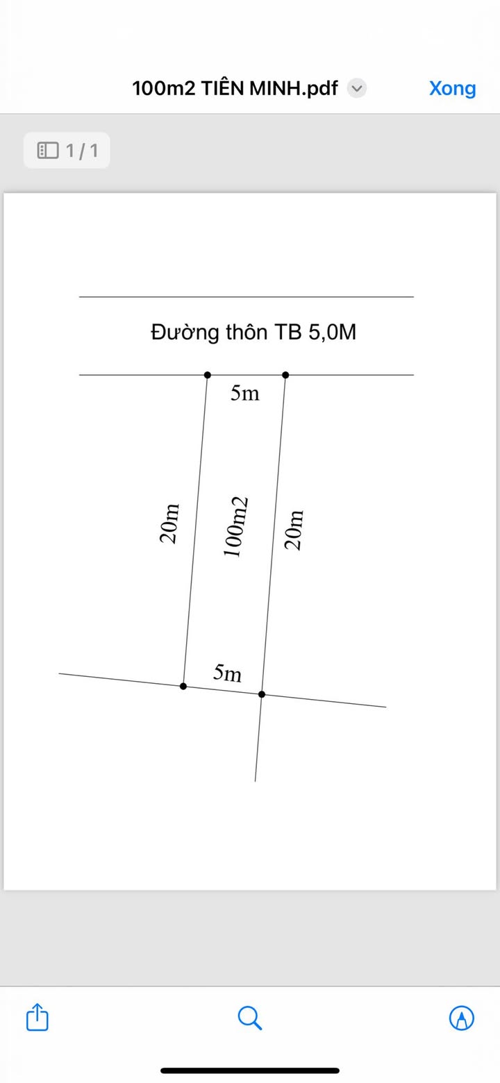 Đất nền Tiên Minh Tiên Lãng 100m² giá 1 tỷ - Đầu tư sinh lời ngay!