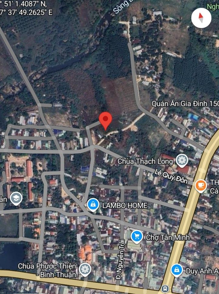 Đất nền Tân Minh, Hàm Tân 200m² giá 500 triệu - Sổ đỏ chính chủ, 2 mặt tiền!