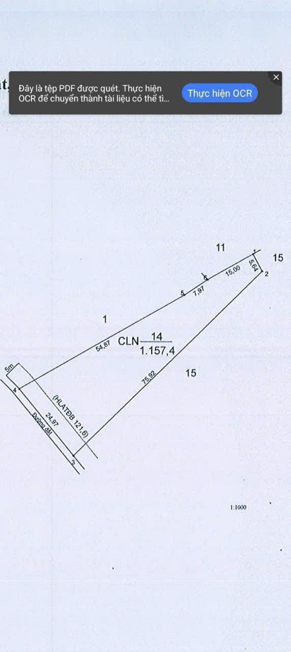 Đất nền Minh Tân Dầu Tiếng 1200m² giá thỏa thuận - Mặt tiền đường lớn thuận lợi!