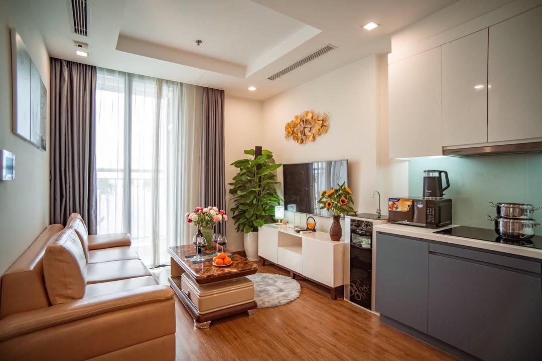Căn hộ Vinhomes Greenbay Hà Nội 52m² giá 18 triệu - Full nội thất sang trọng!