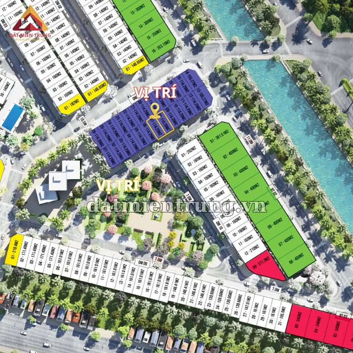 Đất nền TNR Roxliving Đồng Hới 114,3m² - View công viên độc đáo, pháp lý rõ ràng!