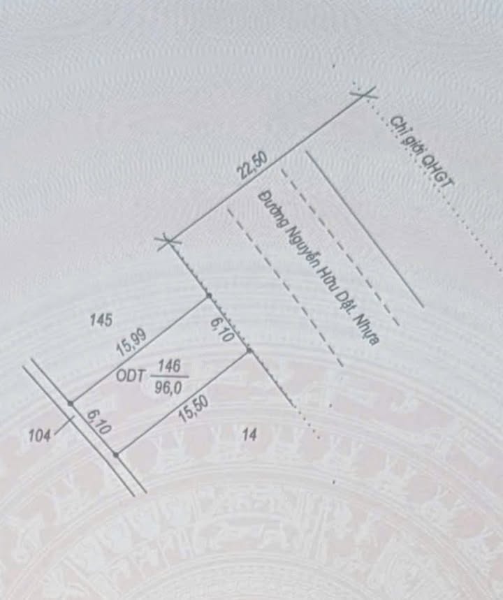 Lô đất mặt tiền Nguyễn Hữu Dật, Đồng Hới 97m² giá 3.199 tỷ - Kinh doanh thuận lợi!