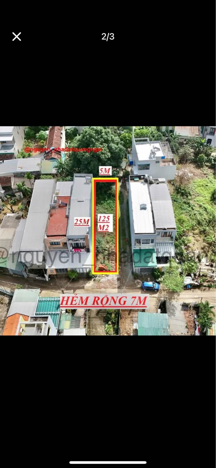 Đất nền hẻm 35/76 Lê Quý Đôn, Nghĩa Lộ, 125m² giá 1.8 tỷ - Cơ hội đầu tư lý tưởng!