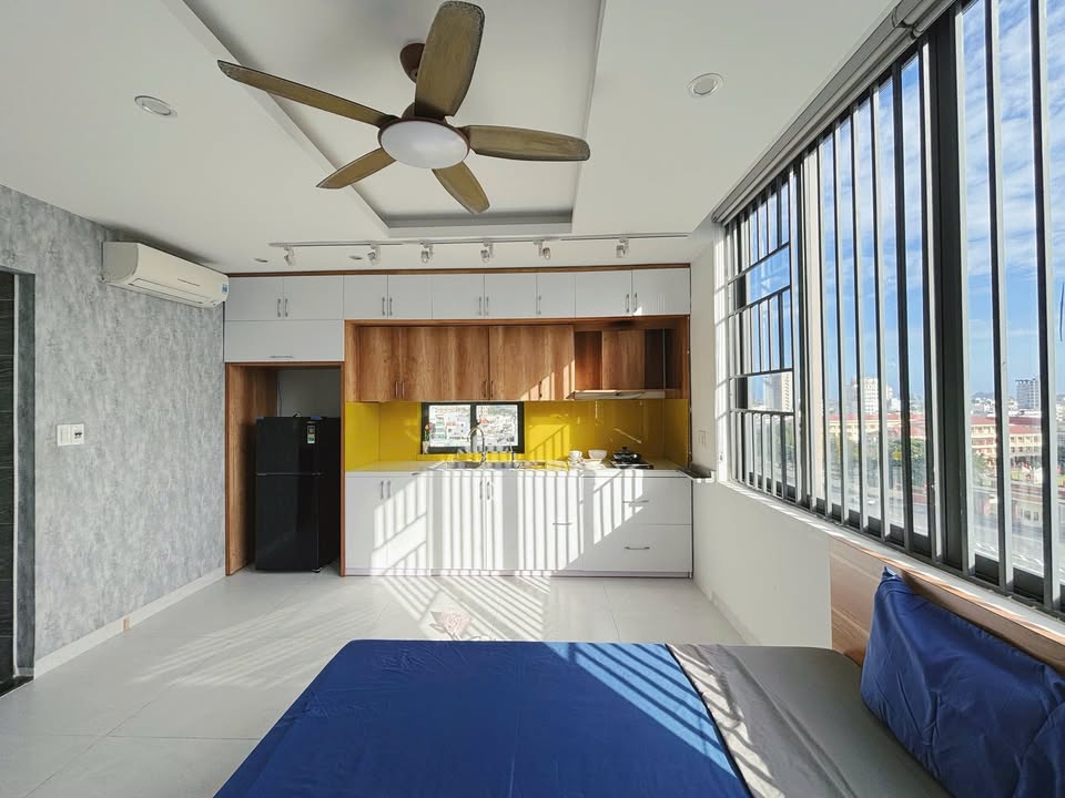 Căn hộ cho thuê 1 phòng ngủ Đường Hoàng Diệu  - Trung tâm Đà Nẵng, đầy đủ nội thất!