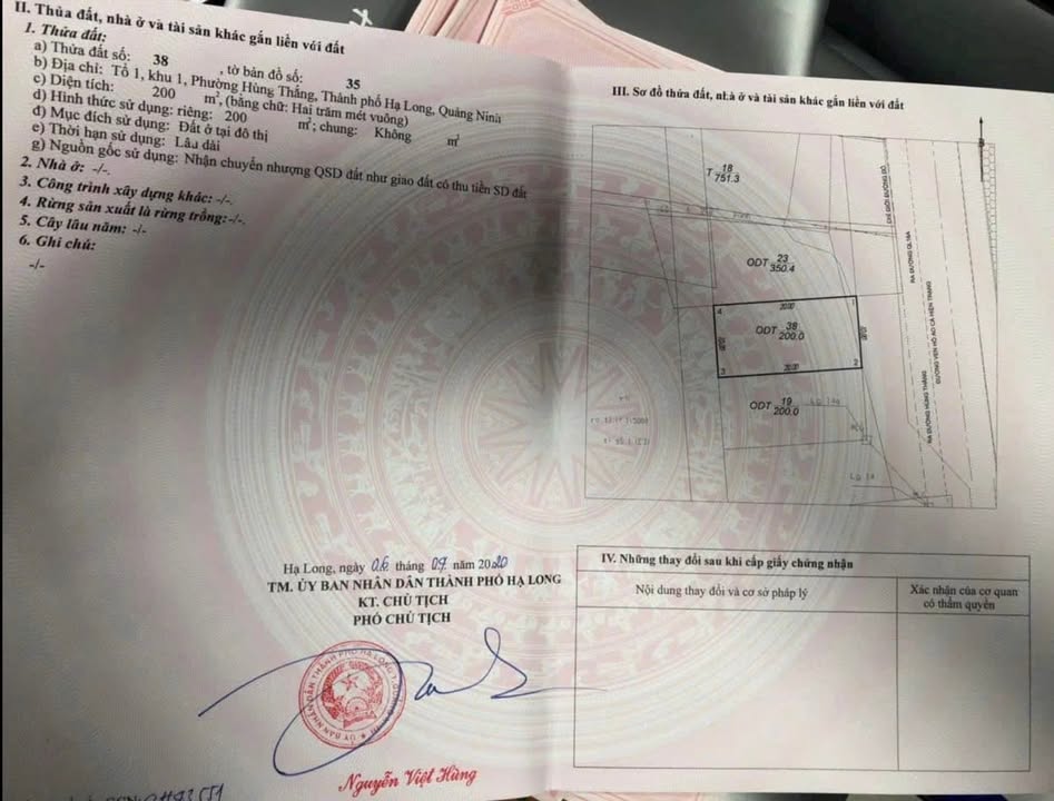 Đất mặt hồ Hùng Thắng 200m² giá 7 tỷ - Cơ hội đầu tư hiếm có!