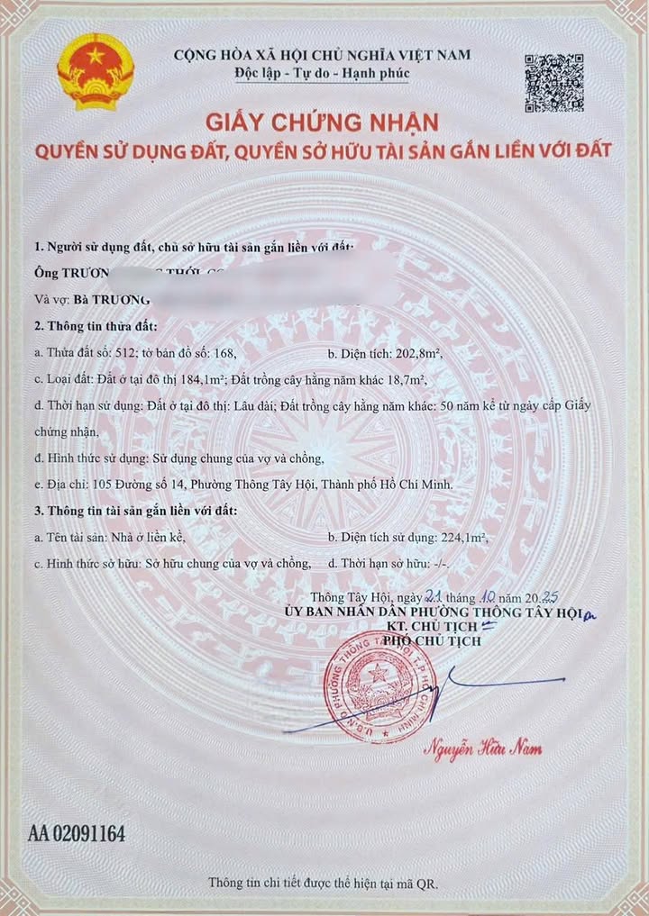 Đất mặt tiền Gò Vấp 202m² giá 21 tỷ - Tiềm năng xây khách sạn, căn hộ dịch vụ!