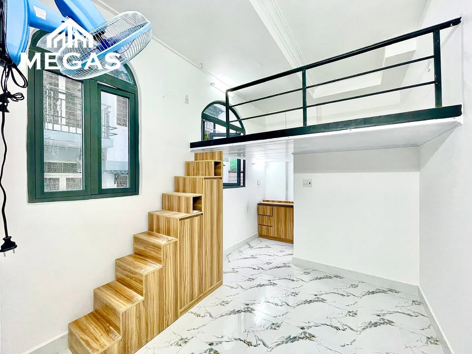 Phòng gác lửng Nguyễn Bặc, Tân Bình 4 triệu - Full nội thất gỗ hiện đại!