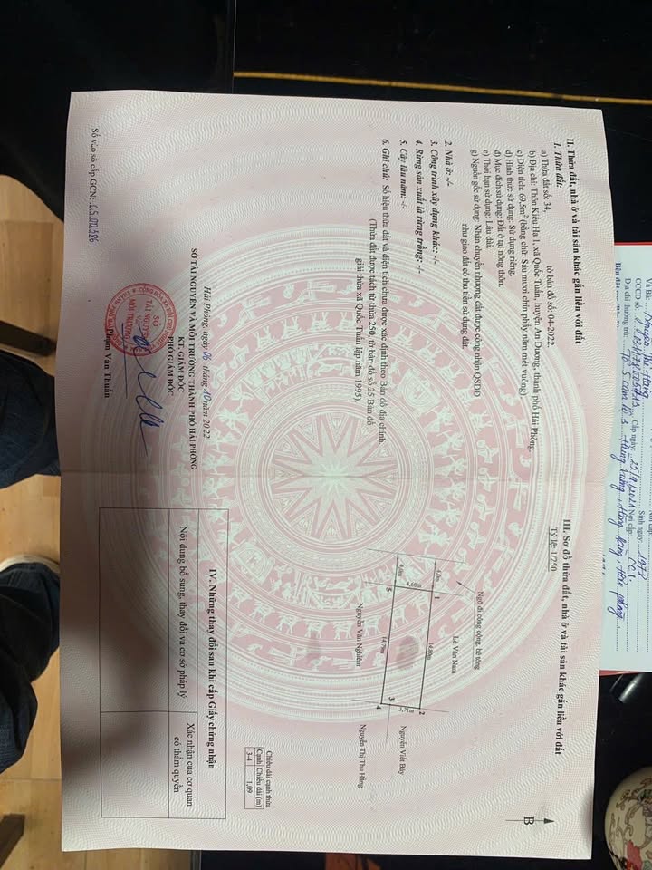 Nhà phố TDP Kiều Hạ, An Dương 69.5m² - Đỗ ô tô 16 chỗ ngay cửa!