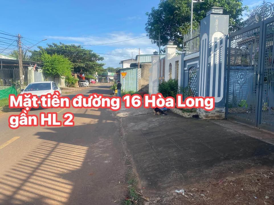 Đất thổ cư Hòa Long 161m² giá 1.98 tỷ - Mặt tiền đường 16, thuận tiện di chuyển!
