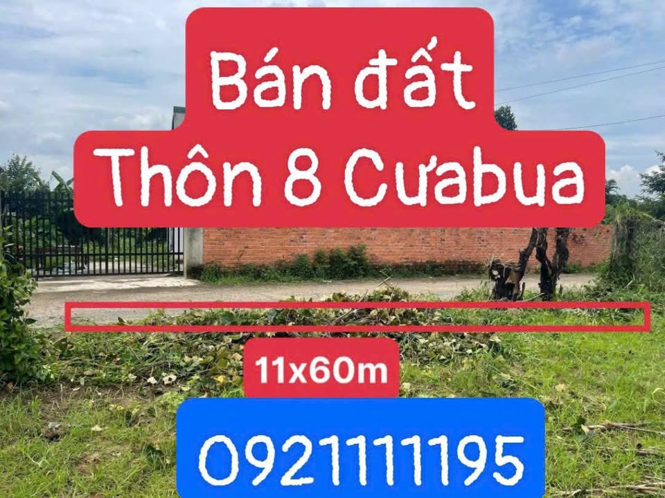 Đất thổ cư 660m² tại Thôn 8, Buôn Ma Thuột - Giá 1.65 tỷ, thuận tiện sinh hoạt!