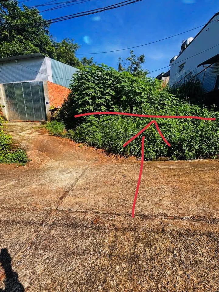 Đất thổ cư Hẻm 117 Trần Quý Cáp, Buôn Ma Thuột 120m² - Đầu tư sinh lời tốt!