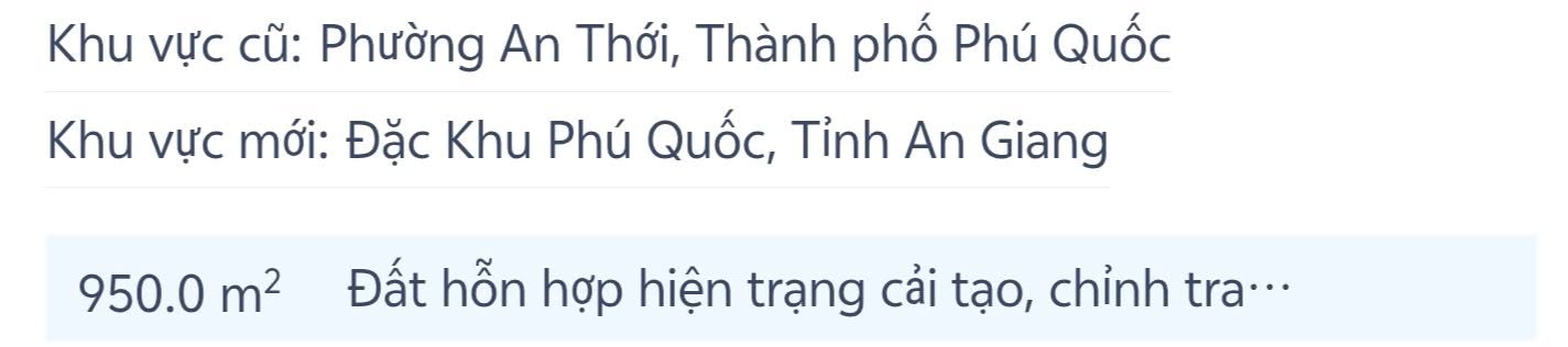 Đất nền An Thới Phú Quốc 300m² giá thỏa thuận - Đầu tư tiềm năng không thể bỏ lỡ!