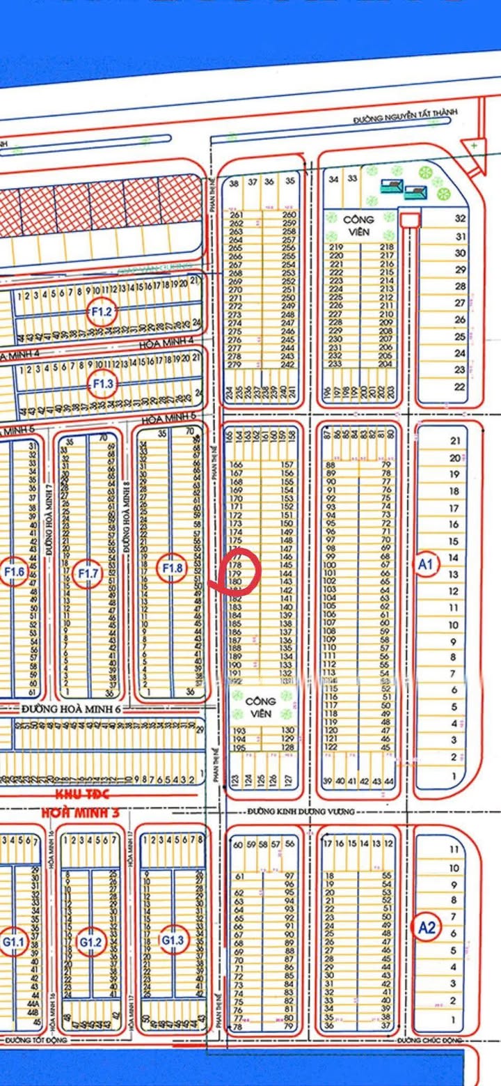 Đất nền Hòa Minh, Liên Chiểu 100.8m² giá 6 tỷ - Cơ hội đầu tư hấp dẫn!