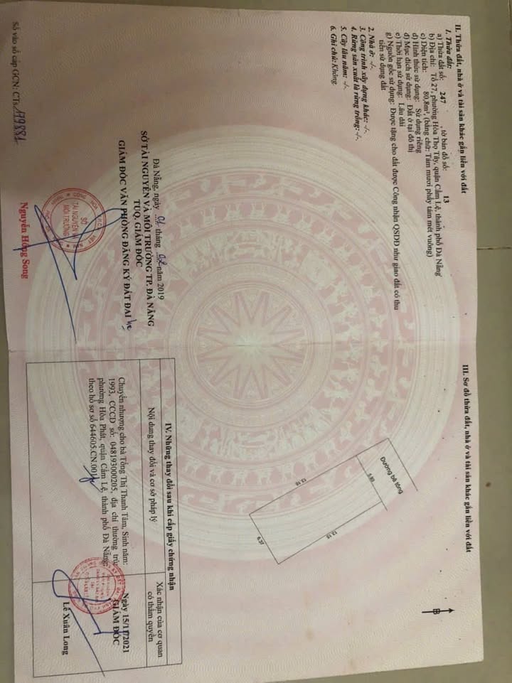 Đất nền 81m² đường Tôn Đản, Đà Nẵng chỉ 2.85 tỷ - Vị trí đắc địa, sổ đỏ chính chủ!