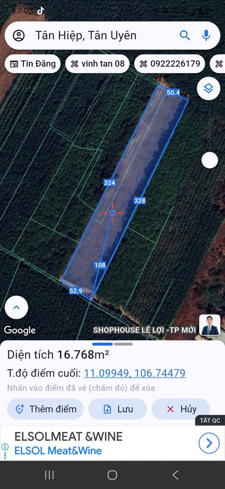 Đất nền Tân Hiệp Tân Uyên 16.000m² giá thương lượng - Cơ hội đầu tư hấp dẫn!