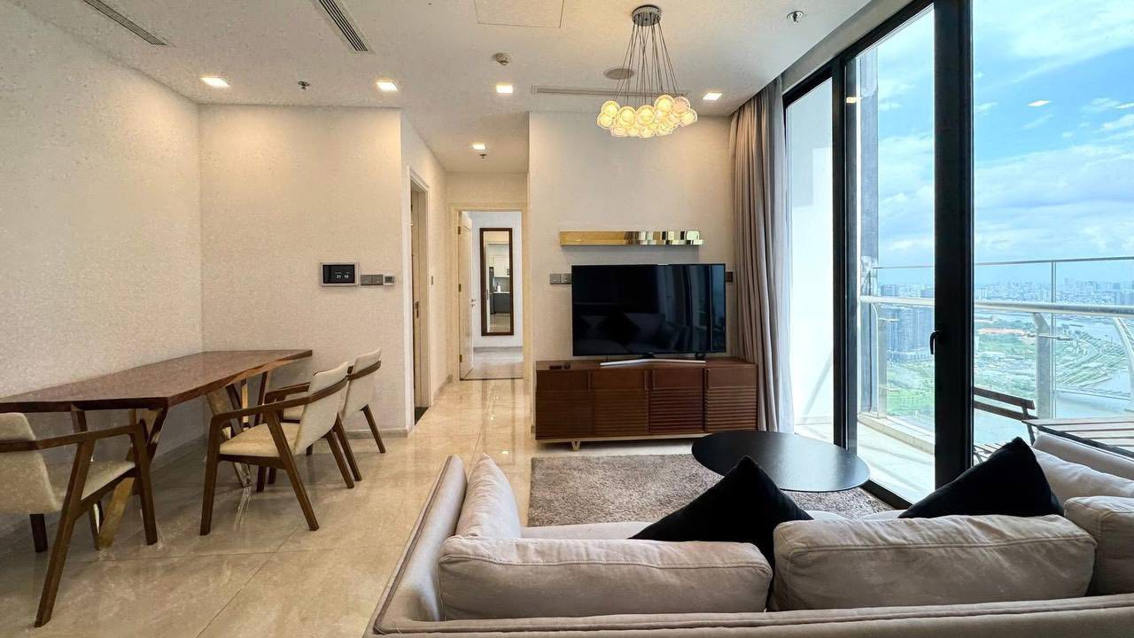 Căn hộ Bason 2PN 2WC 69m² giá 33 triệu - View sông Bitexco tuyệt đẹp!