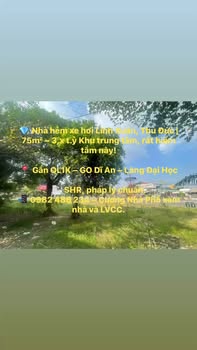 Nhà hẻm xe hơi Linh Xuân Thủ Đức 75m² giá 3 tỷ - Khu trung tâm hiếm có!