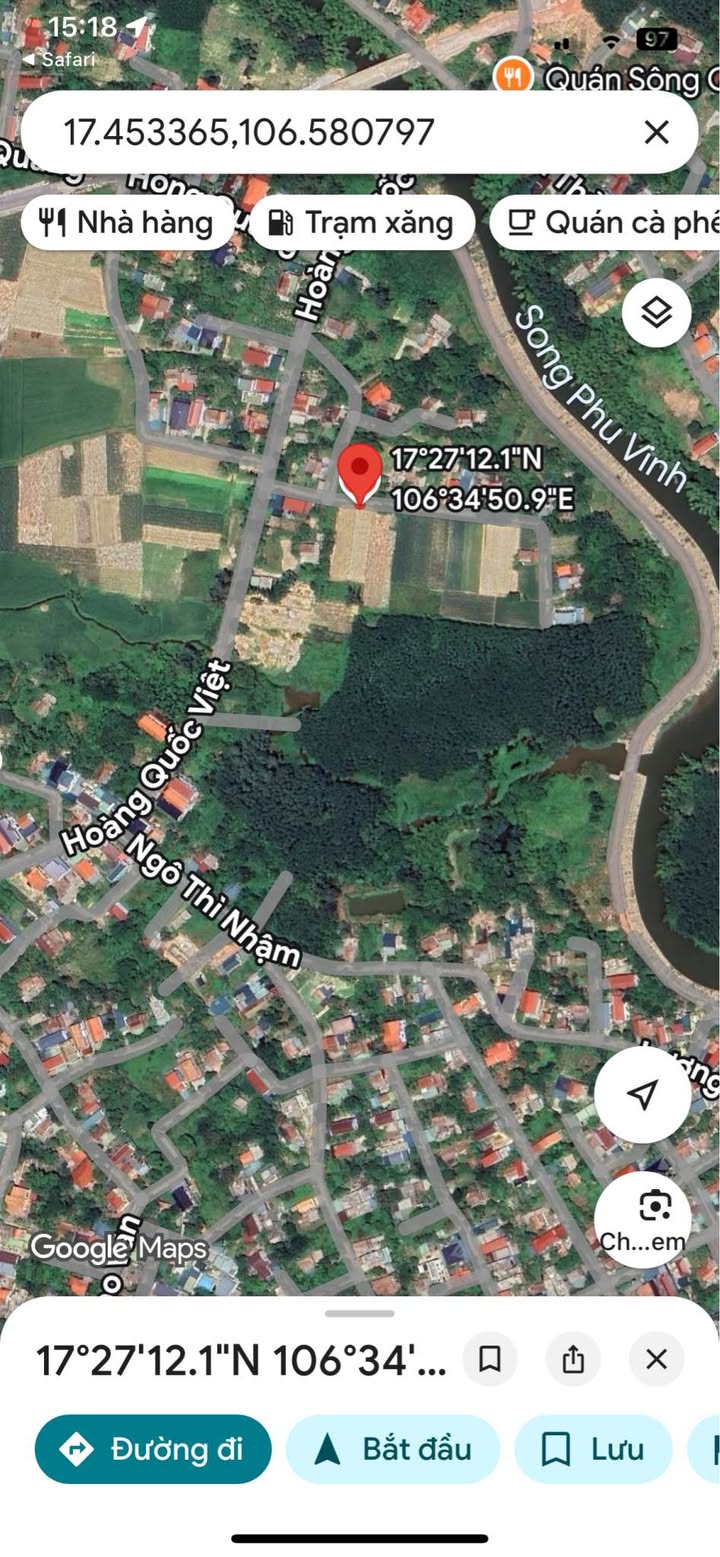 Đất nền tại TDP 4 - Phú Vinh, Đồng Hới 220m² - Cơ hội đầu tư tuyệt vời!