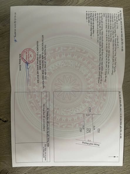 Đất thổ cư Lương Sơn, Sông Công 245m² - Giá chỉ 7xx triệu, cơ hội đầu tư tốt!