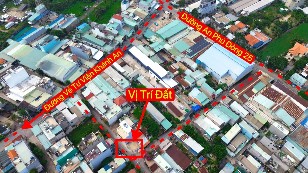 Lô Đất Góc Hai Mặt Tiền Đường An Phú Đông 25, Quận 12, 53.3m² - Giá Chỉ 3.83 Tỷ!