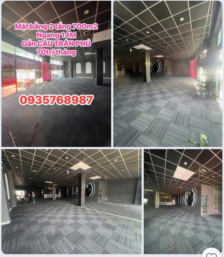 Cho thuê mặt bằng 2 tầng 700m² đường Trần Phú, Nha Trang - Vị trí đắc địa kinh doanh