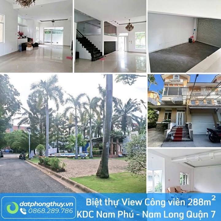 Bán biệt thự KDC Nam Phú, Quận 7 - 288m² giá 44 tỷ - An ninh, đẳng cấp!