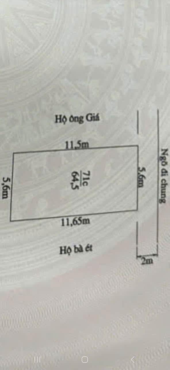 Lô đất 2 mặt ngõ Đằng Hải, Hải An 64m² giá 2.466 tỷ - Pháp lý rõ ràng chính chủ
