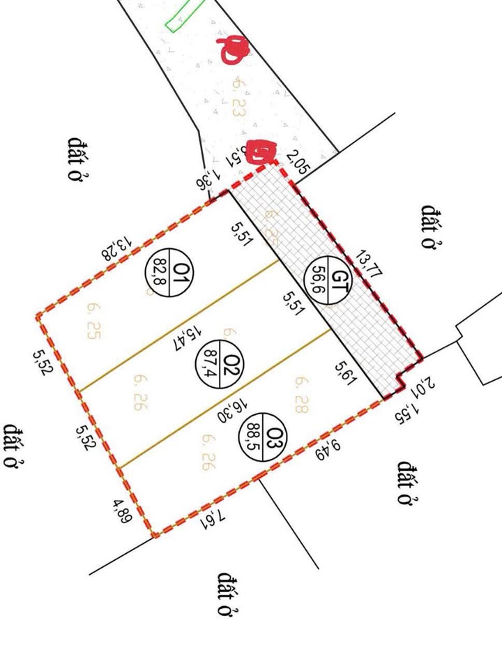 Đất nền Yên Đinh, Bắc Ninh 88m² giá 1 tỷ - Sổ hồng sẵn, đường ô tô thông thoáng!