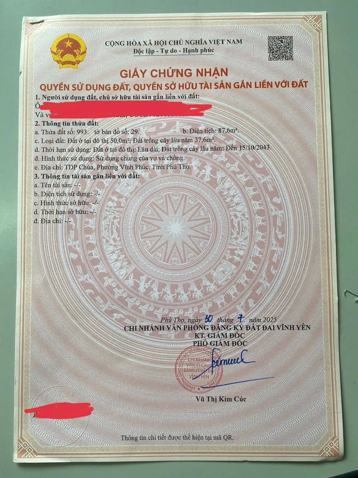 Đất nền Chùa, Định Trung, Vĩnh Yên 87m² - Cơ hội đầu tư hiếm có!